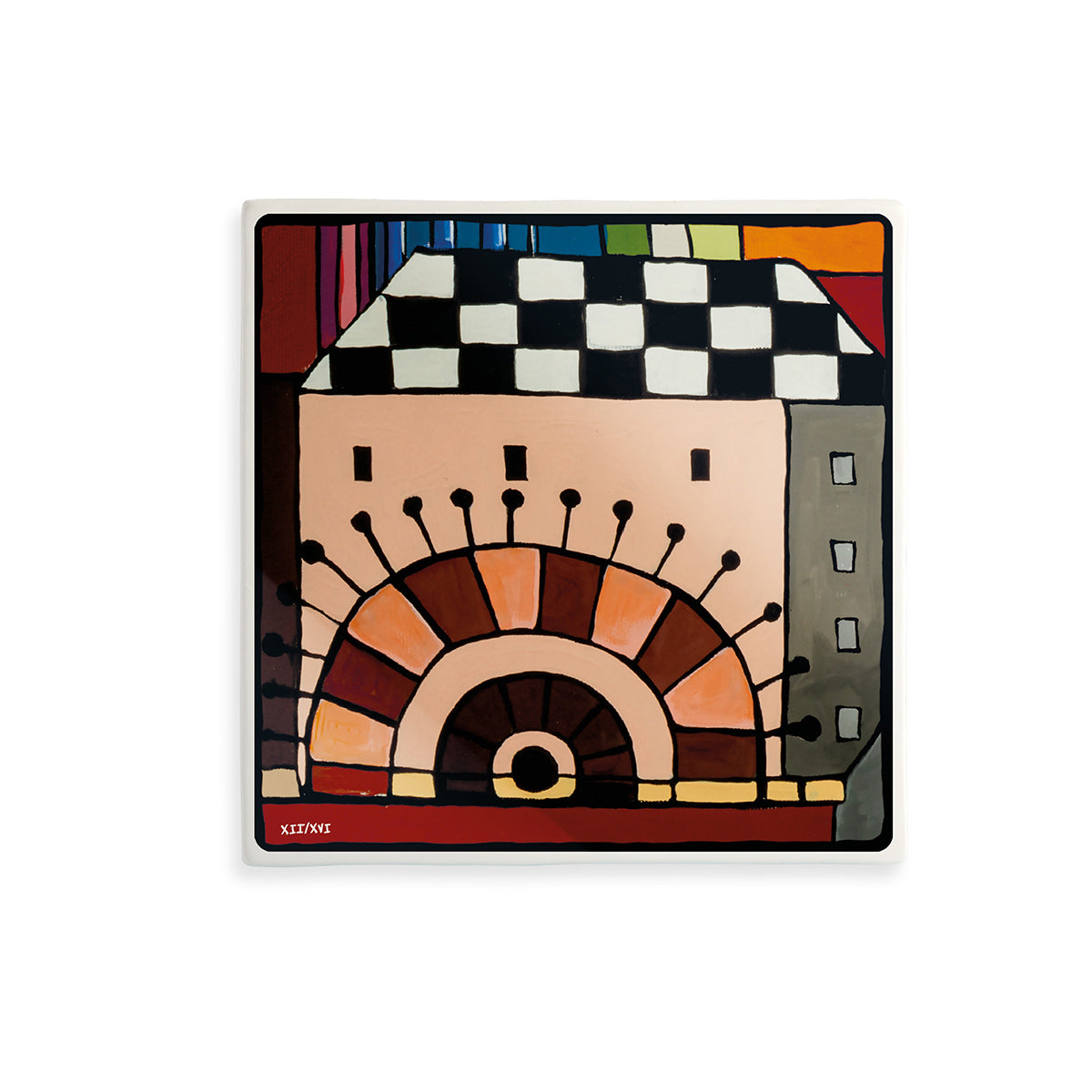 Formella "Il Cambiamento" XII-XVI 21X21